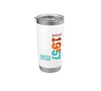 Agosto 1957 Año 1957 Retro 1957 Vintage 1957 Desde 1957 Vaso térmico de acero inoxidable de doble pared
