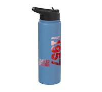 Agosto 1957 Año Legendario 1957 Nacimiento Vintage Desde 1957 Stainless Steel Insulated Water Bottle