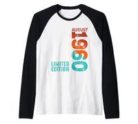 Agosto 1960 Año 1960 Retro 1960 Vintage 1960 Desde 1960 Camiseta Manga Raglan