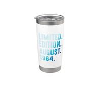 Agosto 1964 Cumpleaños Año 1964 Edición Limitada Vaso térmico de acero inoxidable de doble pared