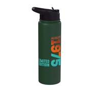 Agosto 1975 Año 1975 Retro 1975 Vintage 1975 Desde 1975 Stainless Steel Insulated Water Bottle