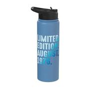 Agosto 1976 Cumpleaños Año 1976 Edición Limitada Stainless Steel Insulated Water Bottle