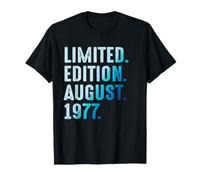 Agosto 1977 Cumpleaños Año 1977 Edición Limitada Camiseta