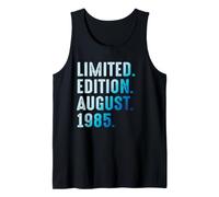Agosto 1985 Cumpleaños Año 1985 Edición Limitada Camiseta sin Mangas