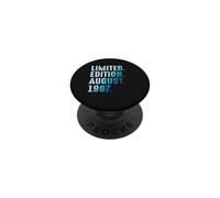 Agosto 1987 Cumpleaños Año 1987 Edición Limitada PopSockets PopGrip Adhesivo
