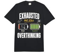 Agotado Pero Aún Rumiando Pensamientos Comfort Colors Adult Heavyweight T-Shirt
