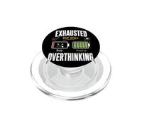 Agotado Pero Aún Rumiando Pensamientos PopSockets PopGrip para MagSafe