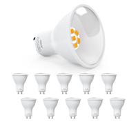 AGOTD GU10 5W LED Lampe, Neutralweiß 4000K 850Lumen - Foco LED Leuchtmittel, Ersatz für 35W 50WHalogenlampen, LED Birnen nicht Dimmbar 120° Abstrahlwinkel Reflektorlampen 220-240V AC, 10er-Pack
