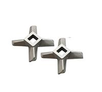 AGOUNOD 2 uds Cuchillo Picador de Carne 8# Cuchilla picadora repuestos Repuesto for Bosch MFW66020 67440 67450 67600 68600 68640 68660 68680 Eficaz