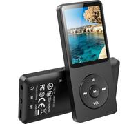AGPTEK 32GB Reproductor MP3 Bluetooth 5.3,A02 1.8" MP3 Deportivo Portátil