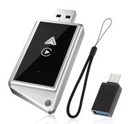 AGPTEK CarPlay Adaptador inalámbrico, CarPlay inalámbrico, Android Auto & IOS Carplay Wireless Adapter