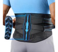 AGPTEK Faja Lumbar, Soporte Lumbar para Dolor de Espalda y Levantamiento | Con Varillas Metálicas, Soporte Intenso para Pesas y CrossFit, Hernia Discal, Ajuste Cómodo para Hombre y Mujer, Talla XXL