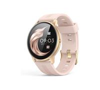 AGPTEK Women's Smartwatch, Bluetooth 5.0, Activity Tracker, Heart Rate Monitor, Pedometer, IP68 Waterproof, Rose Gold