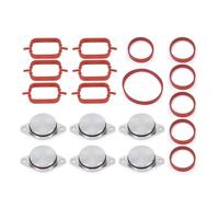 AGR Válvula Para Swirl Flap sello de placas ciegas con junta de colector de admisión motor de 6 cilindros 6x33mm OEM aluminio EGR Válvula Retorno Gases(22MM)