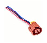 AGR-Ventil Conector Bomba Dirección Asistida Automática 6 Pines Conector Válvula EGR Coche Enchufe Arnés Cables 284717-3 284716-3 284716-6 284716-4 284717-4 Válvula EGR(Brown with wires)