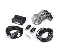 AGR-Ventil Kit Válvula Electrónica Para Tubo Escape Modo Multiángulo Universal, 51/60/63/70/76MM, Dispositivo Controlador, Kit Remoto, Interruptor Controlador EGR Válvula(2.36Inch 60mm)