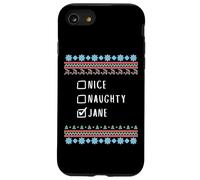 Agradable Traviesa Navidad Jane Suéter Feo Carcasa para iPhone SE (2020) / 7/8