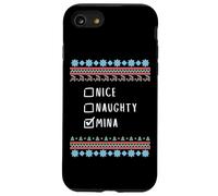 Agradable Traviesa Navidad Mina Suéter Feo Carcasa para iPhone SE (2020) / 7/8