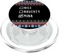 Agradable Traviesa Navidad Mina Suéter Feo PopSockets PopGrip para MagSafe