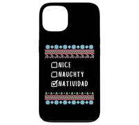 Agradable Traviesa Navidad Natividad Suéter Feo Carcasa para iPhone 13