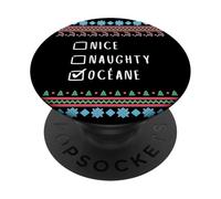 Agradable Traviesa Navidad Océane Suéter Feo PopSockets PopGrip Adhesivo