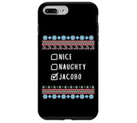 Agradable Travieso Navidad Jacobo Suéter Feo Carcasa para iPhone 7 Plus/8 Plus