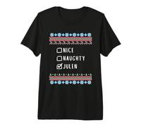 Agradable Travieso Navidad Julen Suéter Feo Camiseta Premium