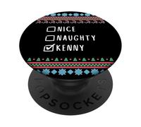 Agradable Travieso Navidad Kenny Suéter Feo PopSockets PopGrip Adhesivo