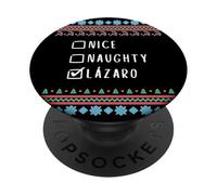 Agradable Travieso Navidad Lázaro Suéter Feo PopSockets PopGrip Adhesivo