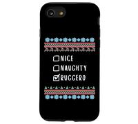 Agradable Travieso Navidad Ruggero Suéter Feo Carcasa para iPhone SE (2020) / 7/8