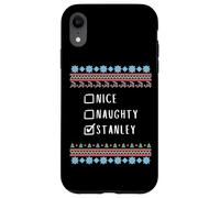 Agradable Travieso Navidad Stanley Suéter Feo Carcasa para iPhone XR