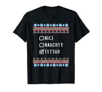 Agradable Travieso Navidad Tetsuo Suéter Feo Camiseta