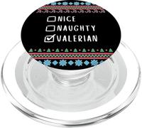 Agradable Travieso Navidad Valerian Suéter Feo PopSockets PopGrip para MagSafe