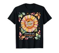 Agradecido Bendito Tipo De Un Desastre Pero Confiando En Dios Diseño Camiseta