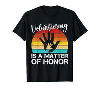 Agradecimiento Al Voluntario Is A Matter of Honor Voluntario Camiseta