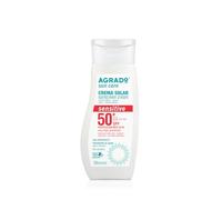 Agrado - Crema solar sensitive SPF50+ | Resistente al agua | Formula Vegana | 250ml