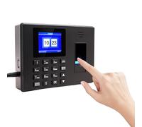 Agrdeed Reloj de Control por Huella Dactilar, Control de Asistencia para PYMES con Clave Pin, Sin WiFi/Suscripción/Software - Descarga de Informes en Excel por USB - hasta 1000 Usuarios