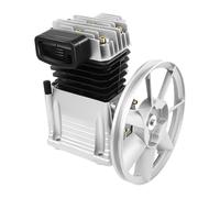 Agregado de compresor, cabezal de bomba compresor de aire 2HP con silenciador, tipo pistón con doble cilindro 200 l/min cabeza del compresor de aire 2055 para refrigeración por gas de síntesis