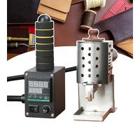 agreilduite Dispensador de Pegamento Termofusible de 150 w, Máquina Encoladora y Laminadora Comercial, Control Preciso de Temperatura 50 a 300 °c, para Pegar Álbumes de Recortes y Postales. 150ml-5cm