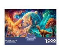 Agresividad Dinosaurio Puzzle 1000 Piezas, Juego Educativo, Desafío, Clásicos para Adultos Y Niños A Partir De 12 Años Imposible Rompecabezas - Obra De Arte 38x26cm/1000pcs