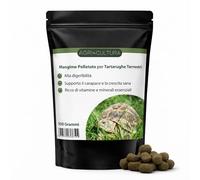 AGRI-CULTURA Pienso completo para tortugas de tierra 【500g】 | Alimento en pellets de alta digeribilidad | Rico en vitaminas y minerales para caparazón fuerte y crecimiento saludable.