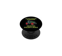 Agriculteur Fermier Agriculture Paysan Tracteur École Enfant PopSockets PopGrip Adhesivo