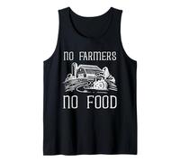 Agricultor Apoyo No Agricultores Sin Alimentos Agricultura Retro Camiseta sin Mangas