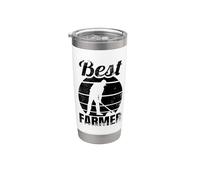 Agricultor favorito Campo agrícola Vaso térmico de acero inoxidable de doble pared