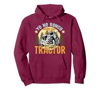Agricultor Yo No Ronco Sueño Que Soy Un Tractor Sudadera con Sudadera con Capucha, Unisex para Adultos, Granate, XXL