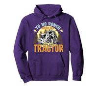 Agricultor Yo No Ronco Sueño Que Soy Un Tractor Sudadera con Sudadera con Capucha, Unisex para Adultos, Morado, XL