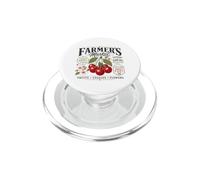 Agricultores Fruta Flores Mercado Cereza Frutas Cerezas Frescas PopSockets PopGrip para MagSafe