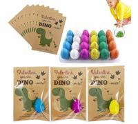 Agricultura de dinosaurios Eitet - Pack de 24 - Juguetes de agua - Coloridos dinosaurios - de huevos | Divertido juguete de aprendizaje de ciencia para fiesta infantil preferida decoración de