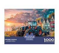 Agricultura de Tractores Inteligentes 1000 Piezas Adultos Puzzle Niños Regalo Digital Agriculture Style DecoracióN Familiar Juego Desafiante 38x26cm/1000pcs