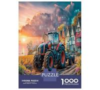 Agricultura de tractores inteligentes 1000 Piezas Estilo de agricultura digital Rompecabezas Desafiantes Impossible Puzzle Juguetes Juego De Habilidad Para Para Adultos Y Niños Regalos 52x38cm/1000pcs